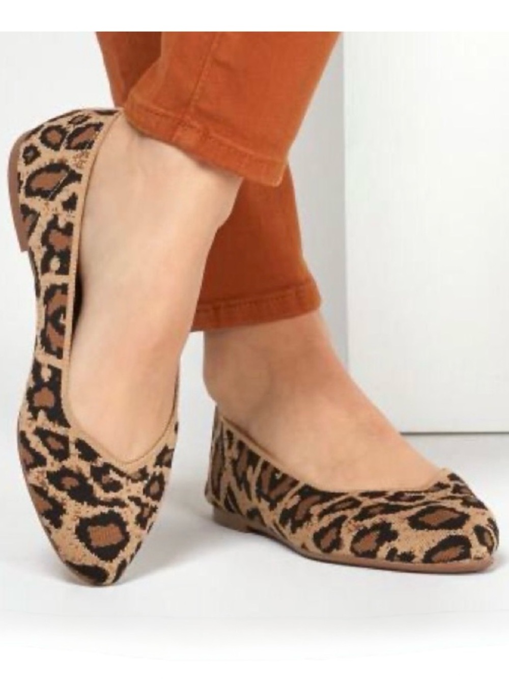 SKECHERS LEOPARD CASSIC BALLET FLATS